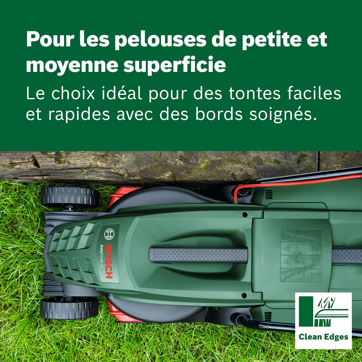 Bosch Tondeuse à Gazon Filaire EasyRotak 32-235 1200 W 32 cm 31 L