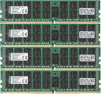 Kingston Technology 64GB RAM Kit (4x16GB) 2133MHz DDR4 ECC Reg 
