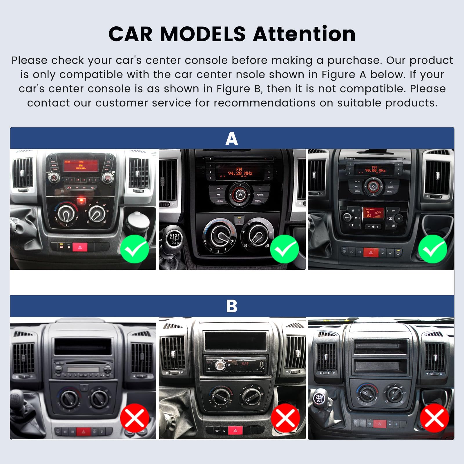 Hikity 2+64G Android 15 Radio dla FIAT DUCATO 2010/Citroen Jumper/Peugeot Boxer, bezprzewodowe CarPlay Android Auto, Bluetooth, 9-calowy ekran z Nawigacją, Kamera cofania, WiFi, FM, RDS, GPS, SWC, EQ