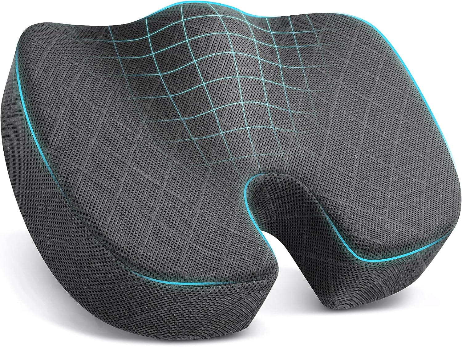 TushGuard Seat Cushion - Memory Foam Cushion for Office Chair
