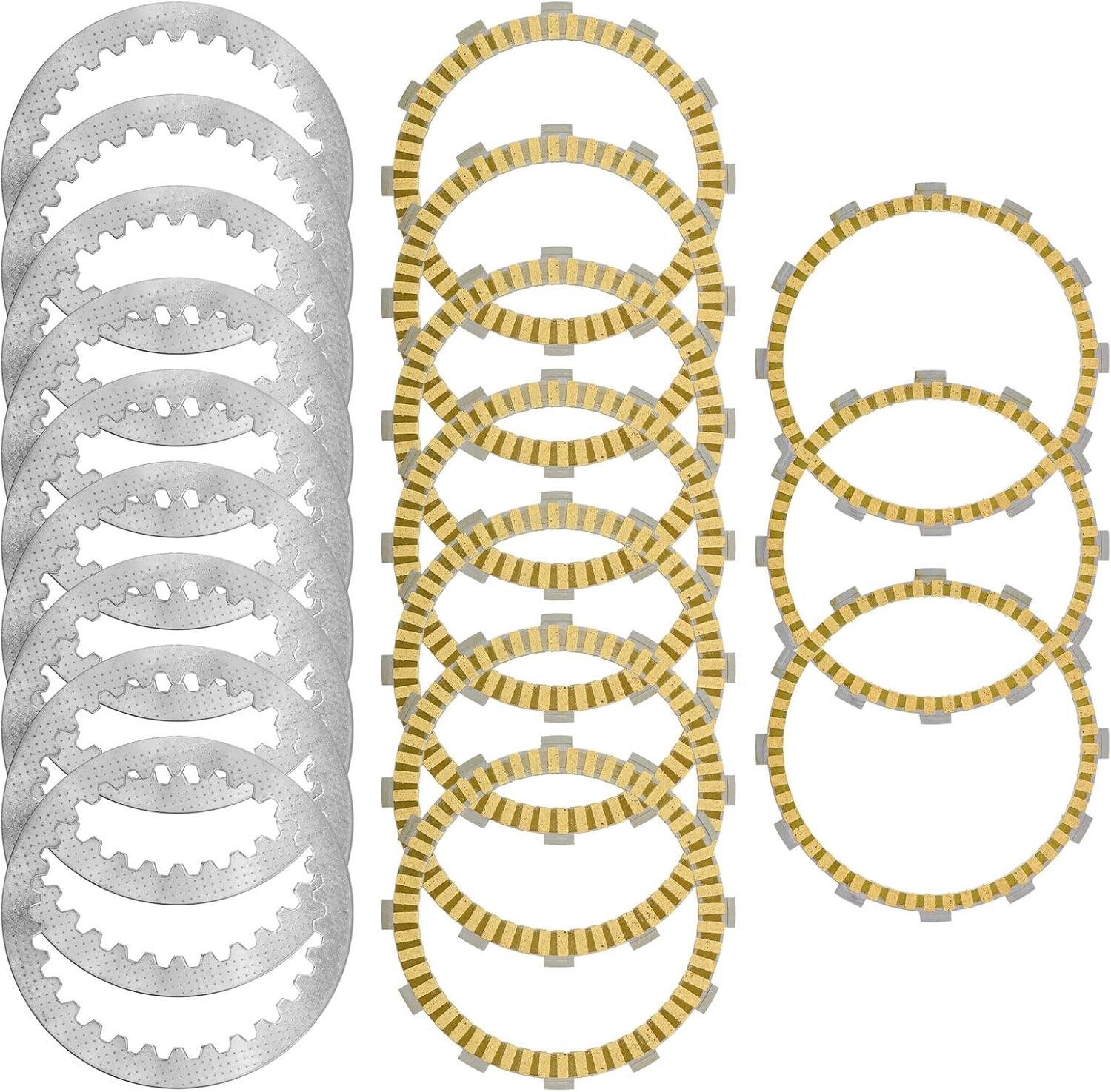 Replacement for fits Clutch Disk Plates Kit for Honda GL1800 GL1800B Bagger Gold Wing 2018-2023