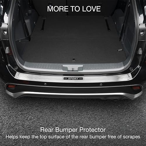 Miniatura 6 de Protector de umbral de puerta de acero inoxidable 304 de alta calidad, accesorios para Highlander, no para Grand Highlander 2024, 2023, 2022, 2021,