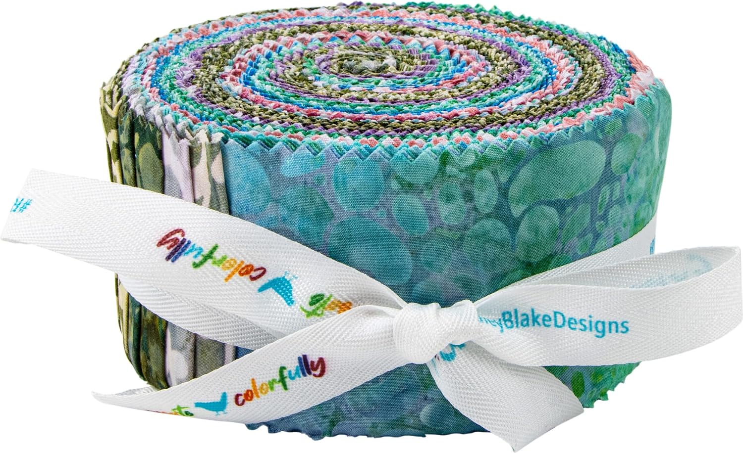 Sew Yeah Quilting Expressions Batiks Plant-Based 40 2.5-inch Strips Riley Blake RP-23326-40