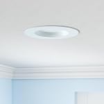 Halo LT Trim LED encastré de 5 pouces / 6 pouces, 5 températures de couleur, lumière encastrée à baffle dimmable, 6 pièces - LT56079FS1EWHR6PK