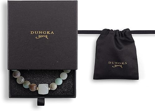 Miniatura 3 de DUNGKA Pulsera elástica con cuentas de piedras preciosas, cristal curativo, hecha a mano, pulsera de amatista natural, pulseras con cuentas de