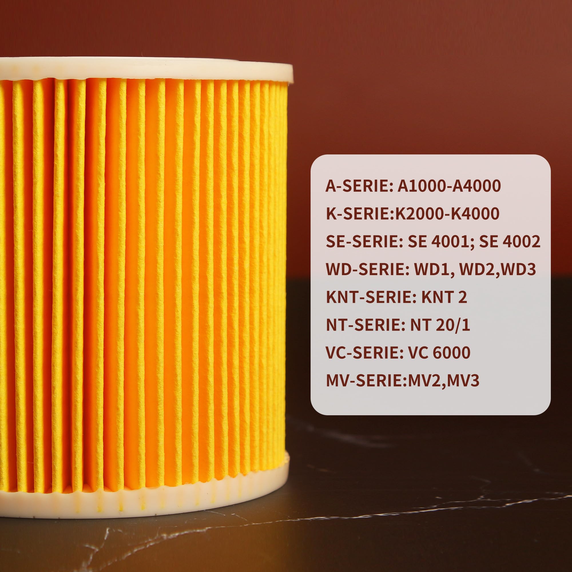 Tops Filters 3x voor Kärcher WD3, WD2, WD1 Tops Filters 3x voor Kärcher WD3, WD2, WD1