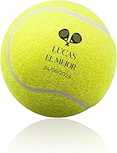 Personalised Tennis/Padel Ball Available in Yellow and Pink, Customizable with Name or Text You Want