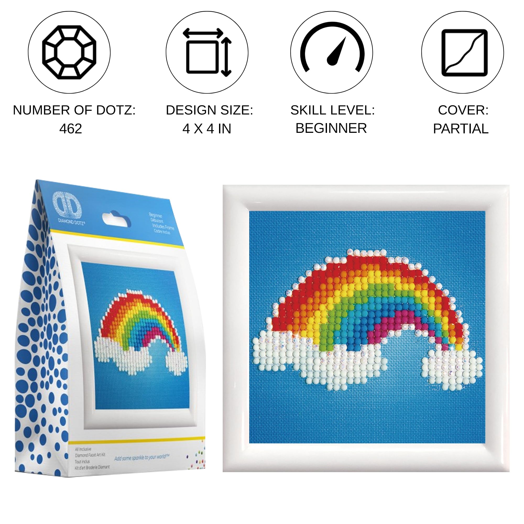 Amazon.com: Ever Living Rainbow with Frame - 4.0