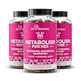 Metabolism for Her 3-pack Bundle - Weight Loss Pills for Women - Appetite Suppressant, Fat Burner, Metabolism Booster - Combat Cravings & Lose Belly Fat - Berberine, Chromium Picolinate & Guarana