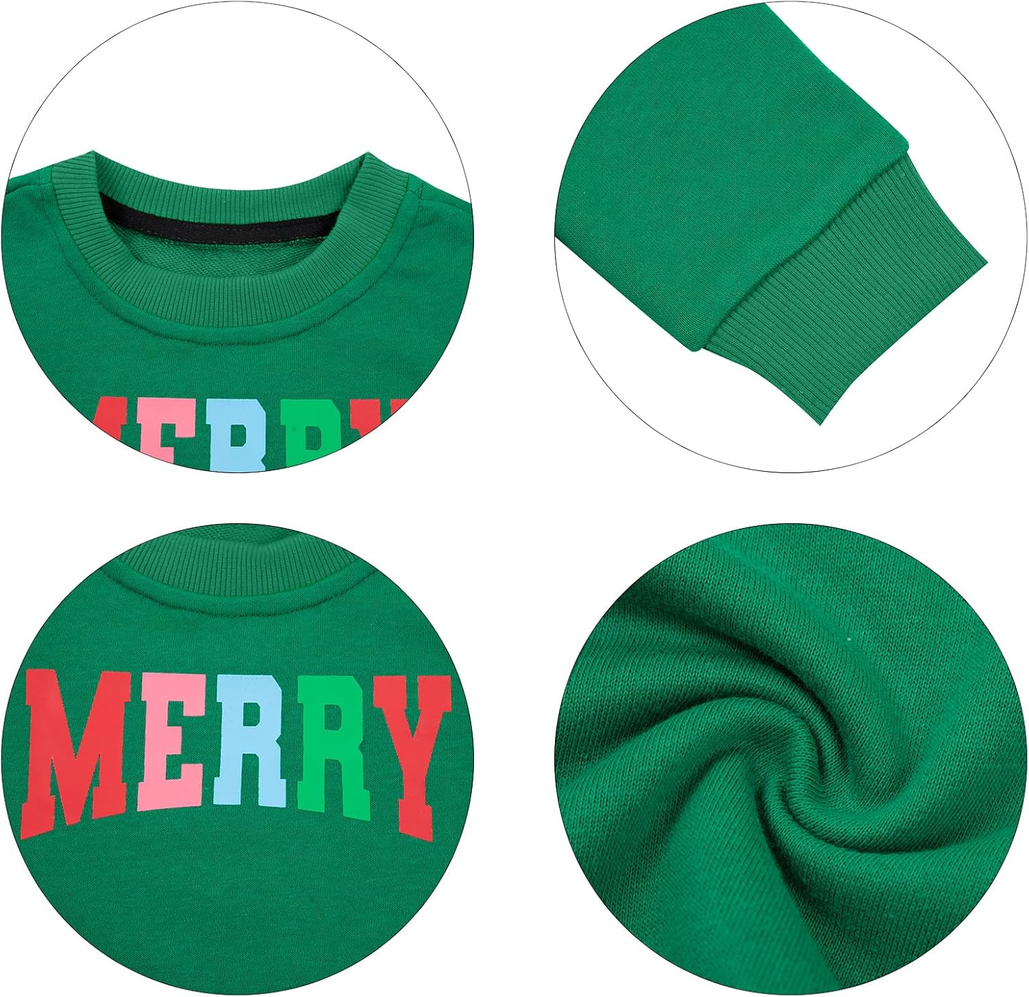 Toddler Baby Girl Christmas Sweatshirt Santa Claus Xmas Tree Bow Shirt Crewneck Long Sleeve Outfits Elk Sweater - Image 9