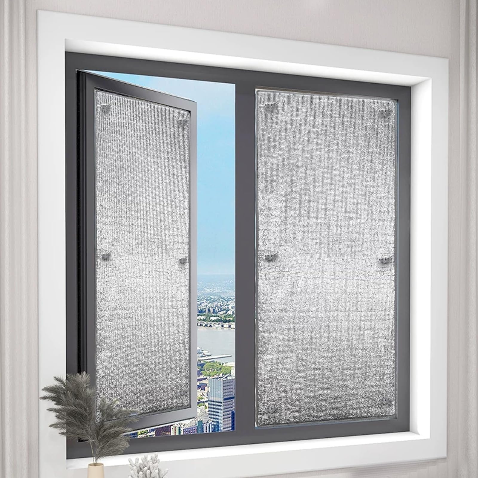 Heat Control Anti UV Window Tint,Privacy Window film,for Bedroom,Office,Car (150x220cm)