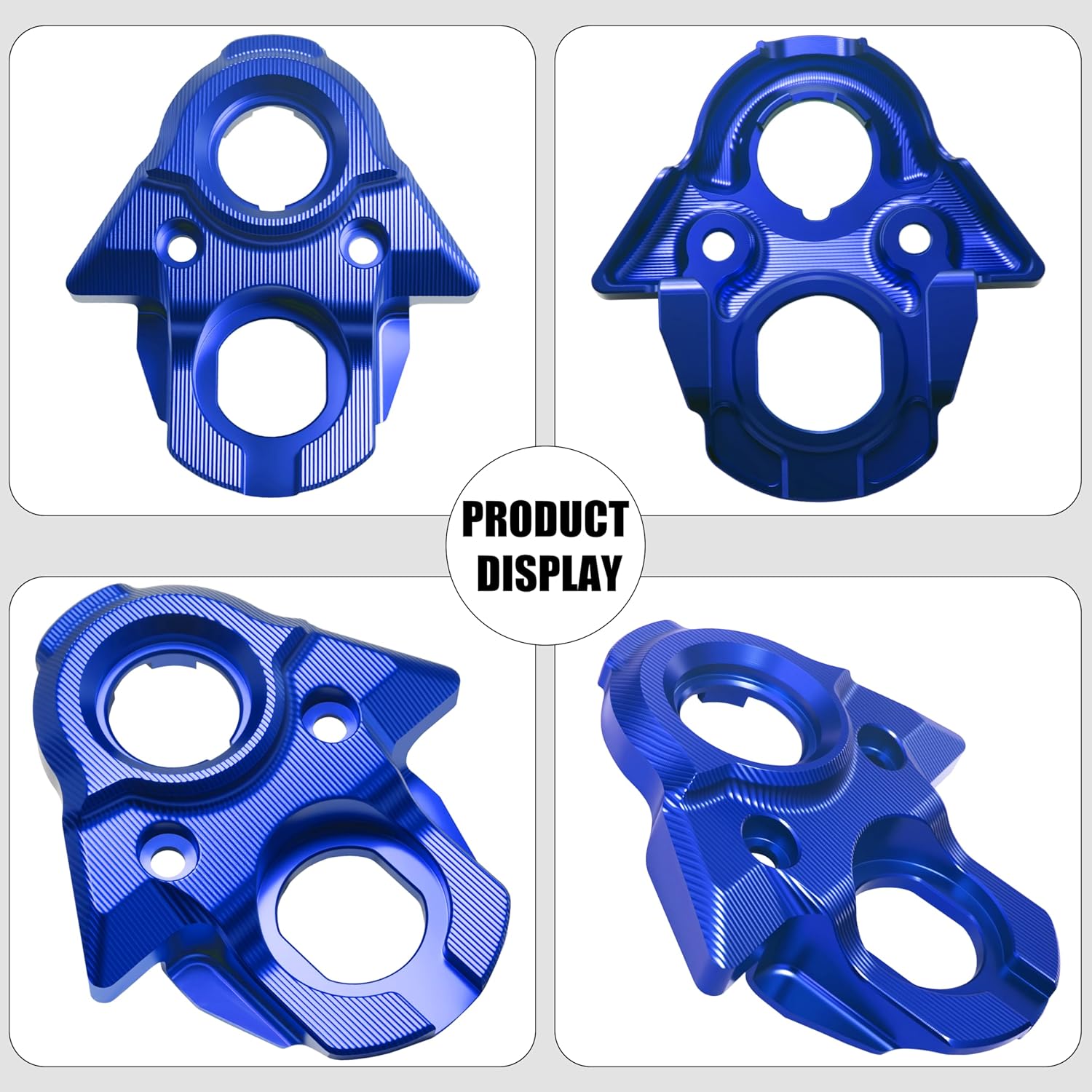 CNC Aluminum Ignition Key Switch Cover & Lock Cylinder Guard, Compatible with Surron Light Bee/X/S/LBX/Ultra Bee & Segway X160/X260 Electric Dirt Bike Accessories (Blue)