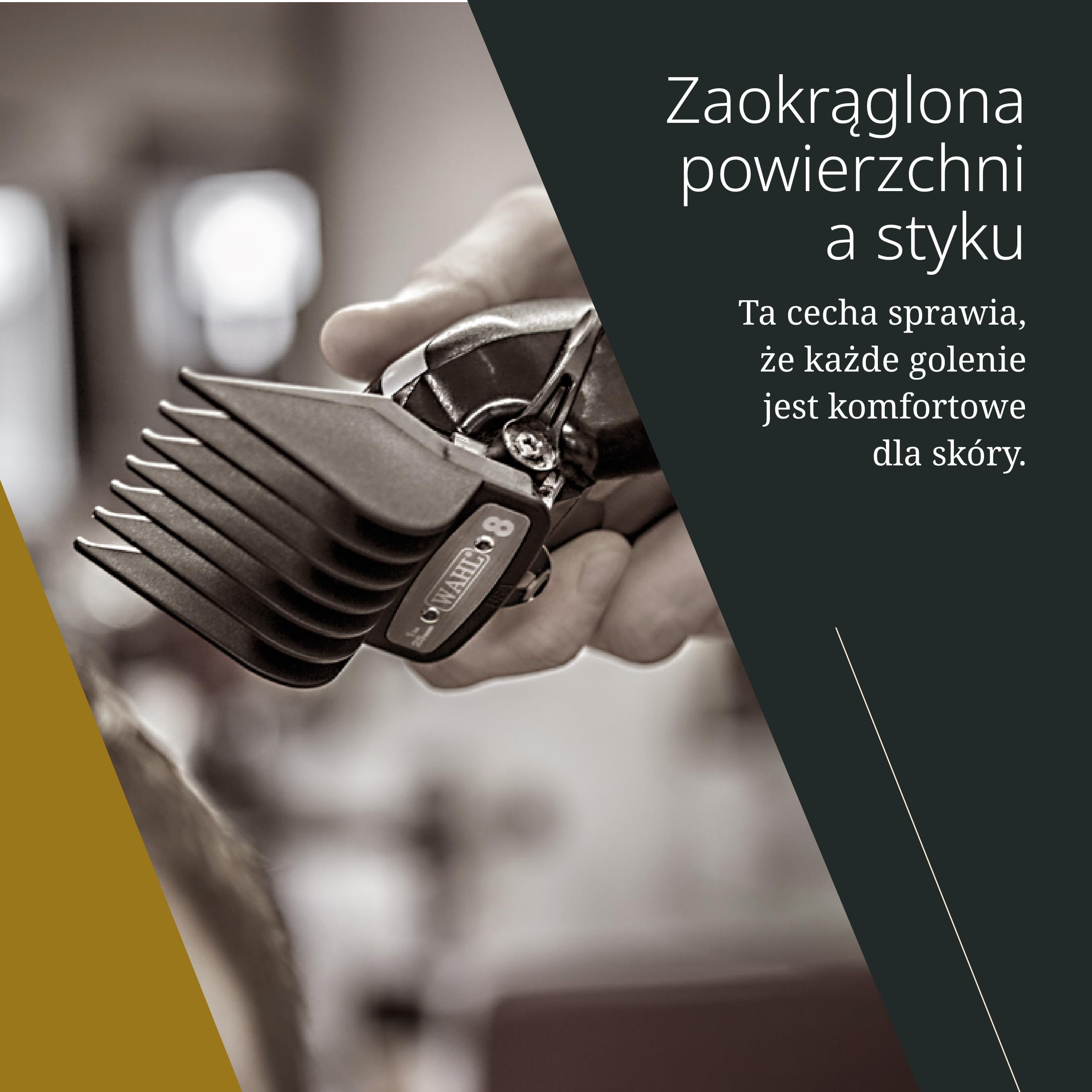 Wahl Premium Tnące przewodniki z Poly Bag - Premium Combs Zestaw Combs, 1,5 mm do 25 mm - odpowiednie dla wszystkich strzyżeń do włosów w Wahl, 10 szt.