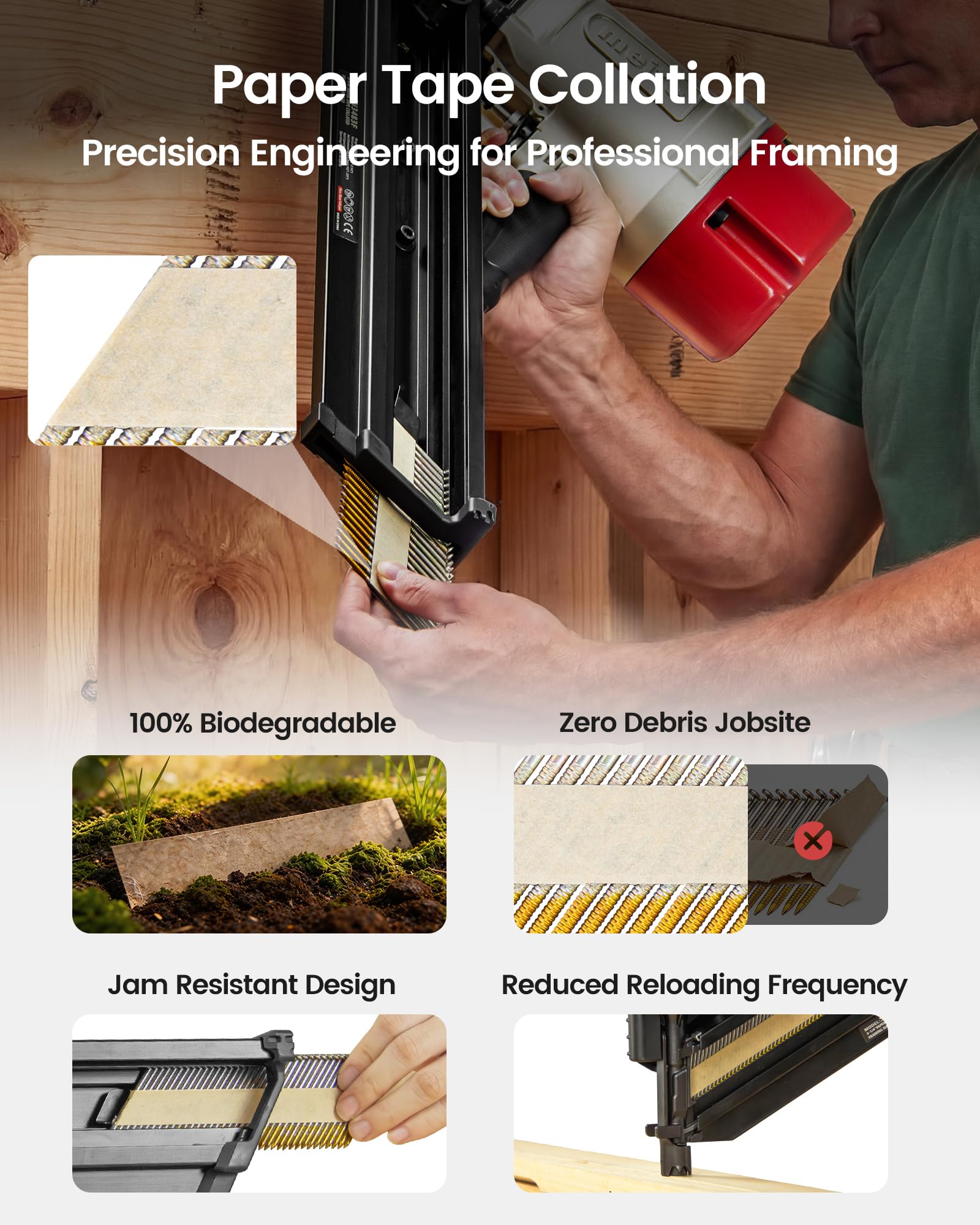 30 Degree Framing Nails - 1000 PCS -5 30 Degree Framing Nails - 1000 PCS -5
