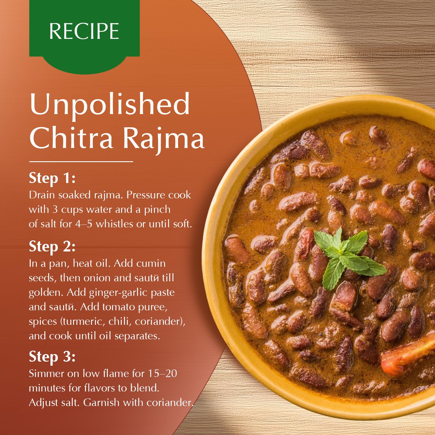 Amazon Brand - Vedaka Unpolished Chitra Rajma | 500 G | Premium Chitra Rajma - Image 6 thumbnail