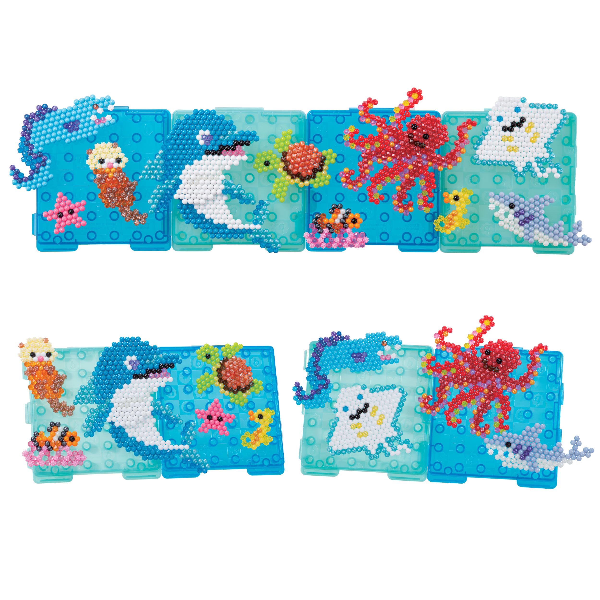 Aquabeads Ocean Splash Scene, Art & craft bead kit 35046, Multicolor, Small - Image 2