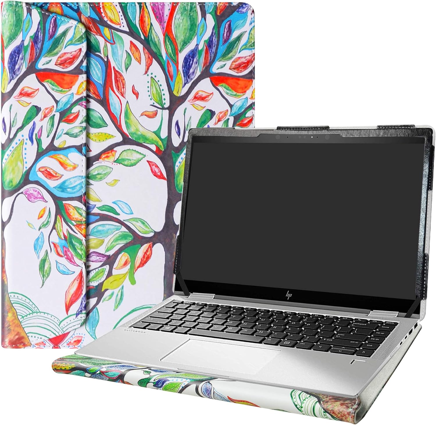 Alapmk Protective Case for 14" HP ZBook Firefly 14 G7/HP ZBook Firefly 14 G8/HP ProBook 440 G8 G9 G10/HP ProBook 640 G8 G9/HP Elite mt645 G7/HP EliteBook 840 G7 G8/HP 14-emXXXX 14-em0047nr,Love Tree
