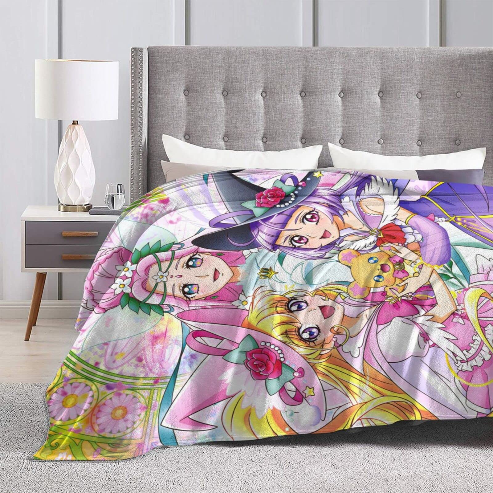 Amazon｜魔法つかいプリキュア8 おしゃれ フリース生地 毛布