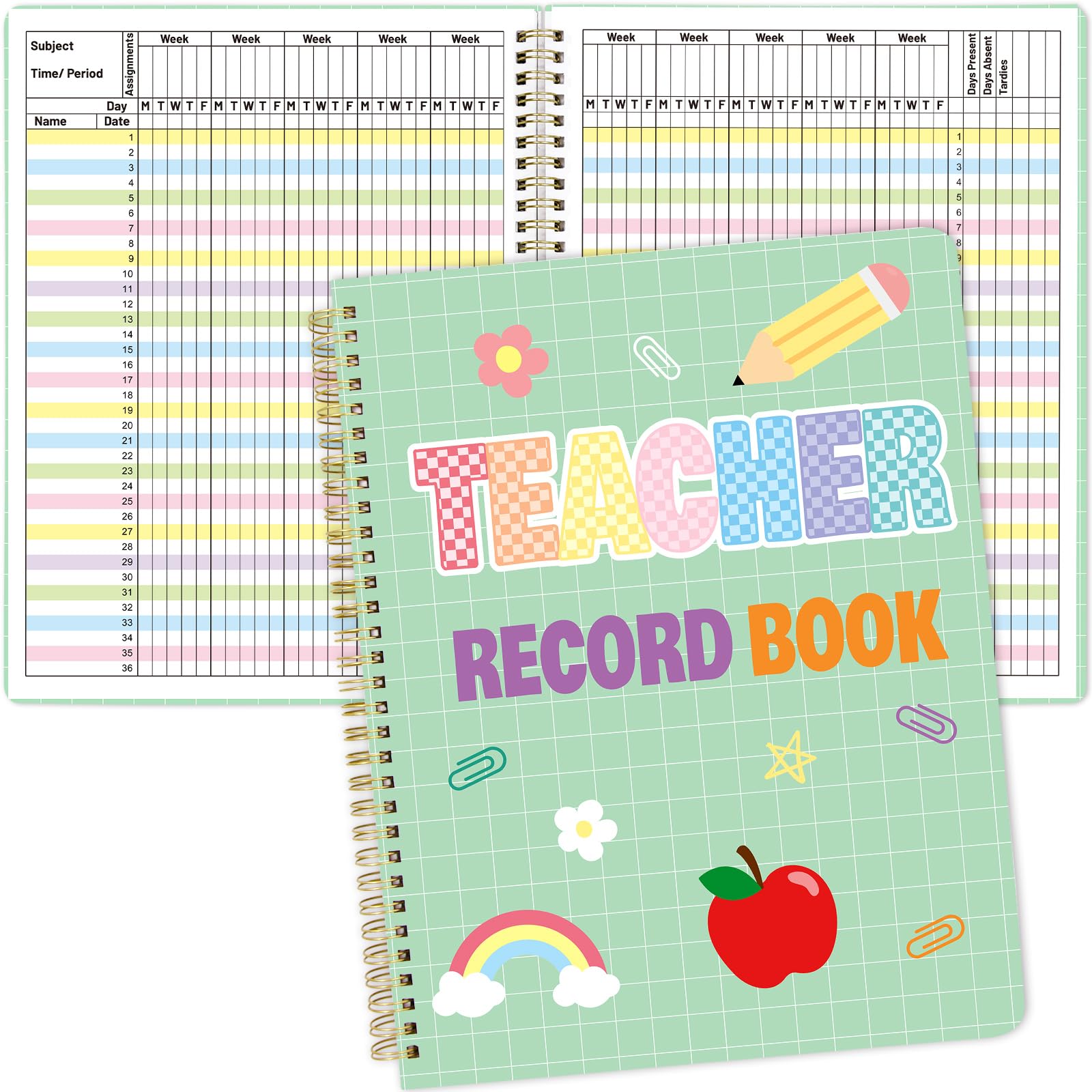 Teacher Record Book - Grade Book for Teachers -13 Teacher Record Book - Grade Book for Teachers -13