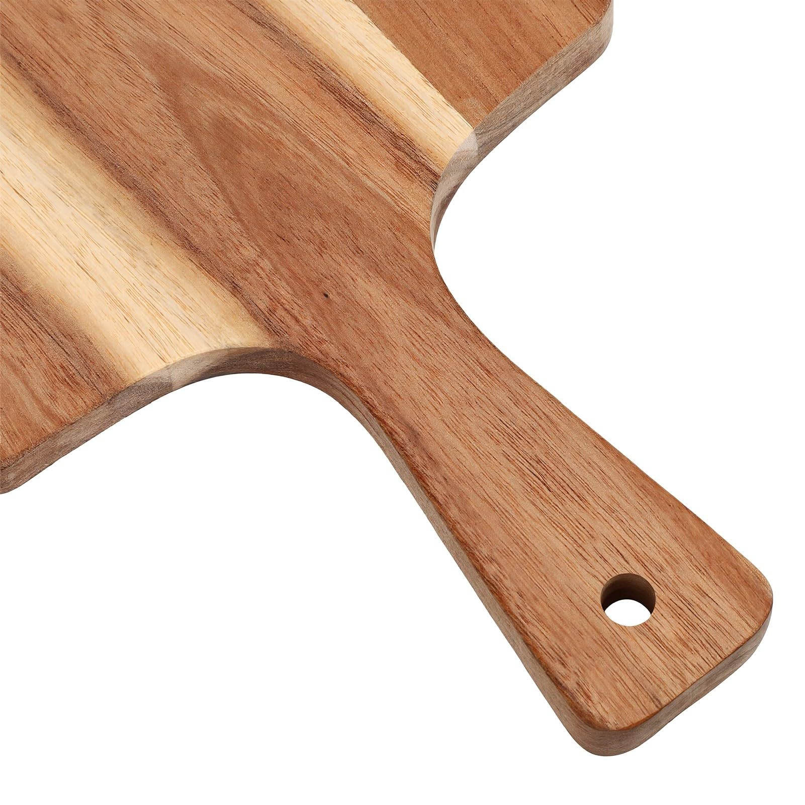 Tagliere in Legno con Manico, Grande 50x29,5 Cm per