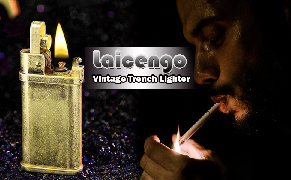 Encendedor Vintage Laicengo de Kerosene en Latón miniatura 7