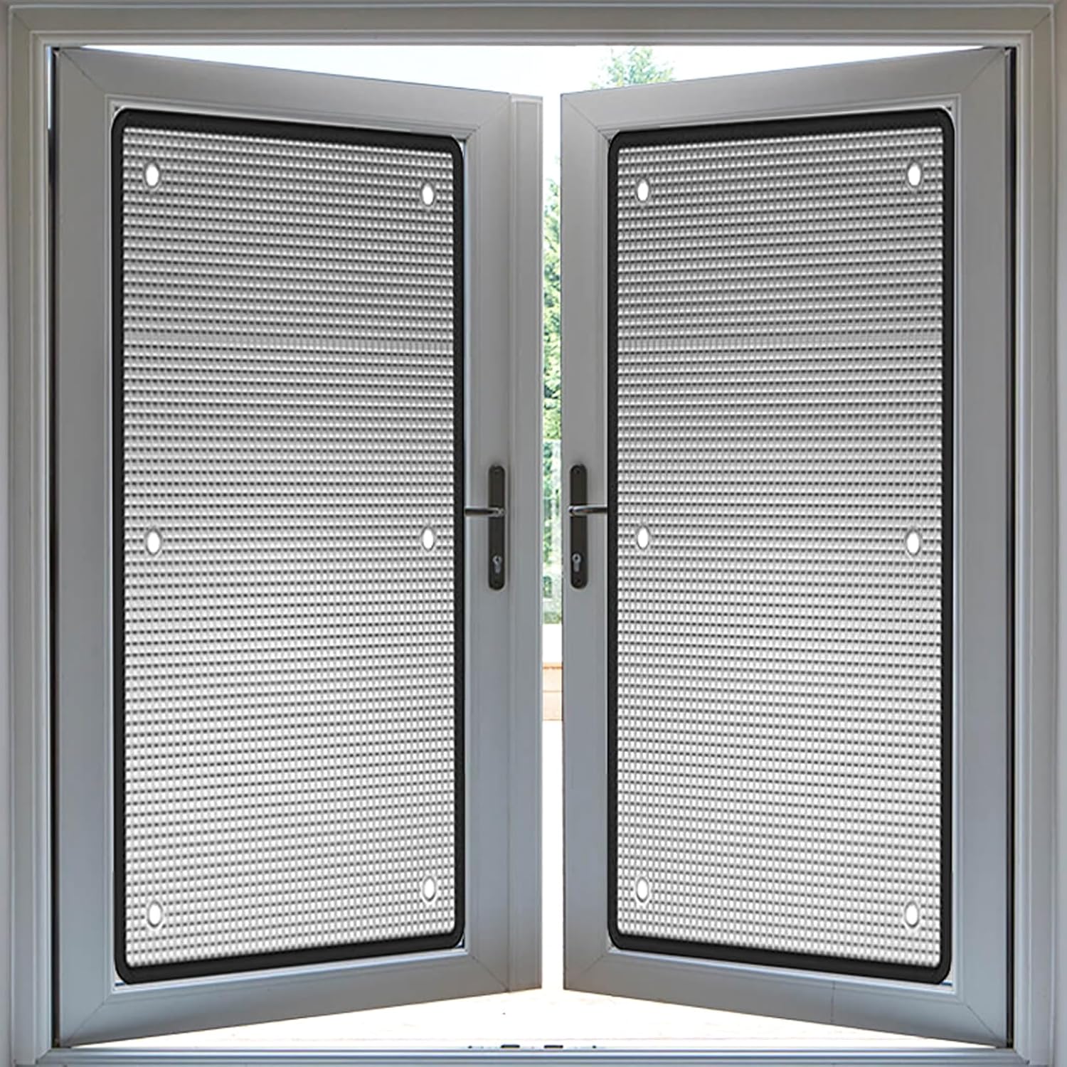 Total Blackout Reflective Window Film,Privacy Window Film,Aluminum Foil Sunscreen Heat Insulation Film(35x180cm/13.8''x71'')