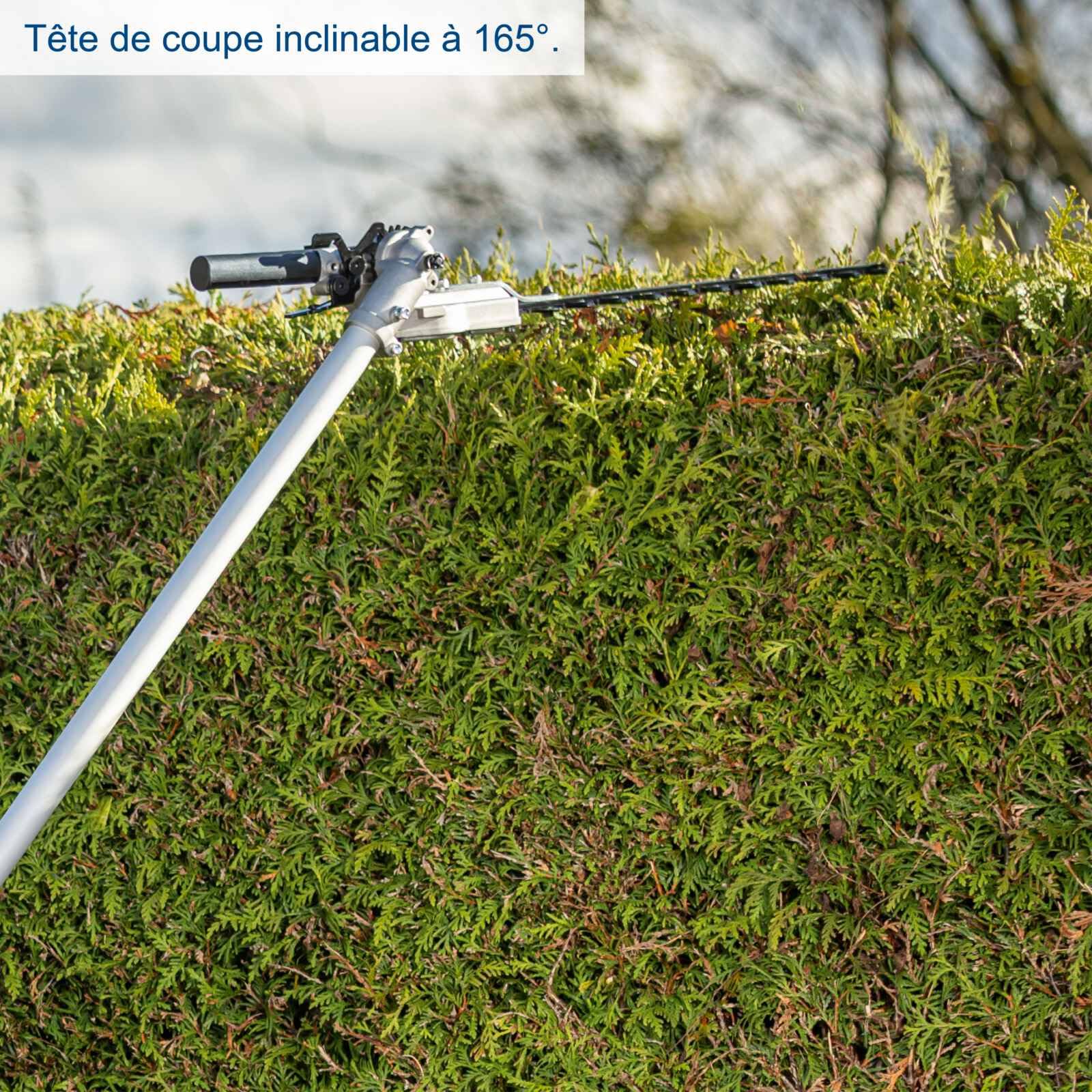 Scheppach Appareil multifonction 4 en 1 BC-MFH400-X 20V Brushless Multigarten, débroussailleuse, taille-haie, haute série 20V-IXES | avec batterie de 2 Ah et double chargeur