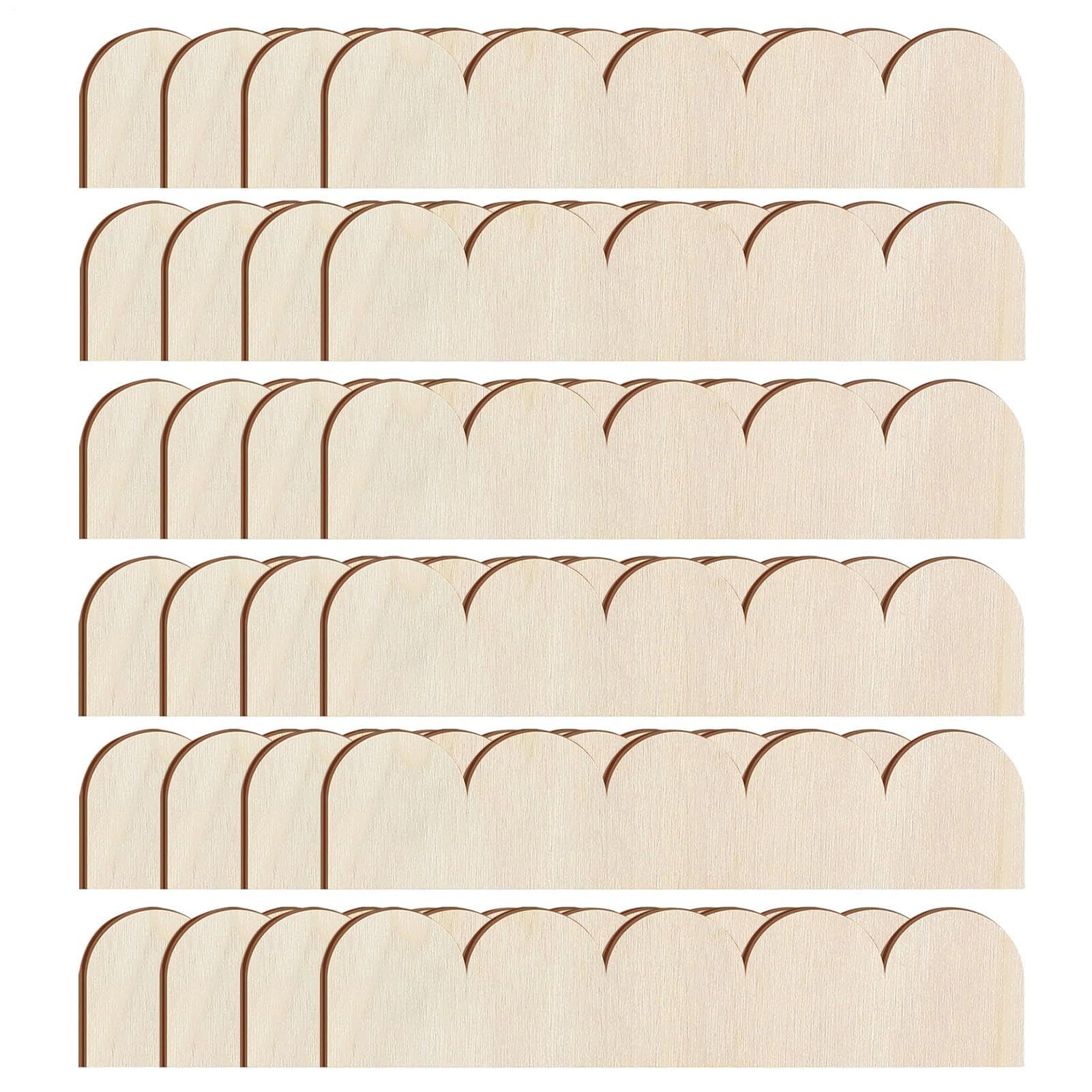 Moldura Decorativa De Madera 24 Piezas De Moldura Para Bordes Sin Acabar