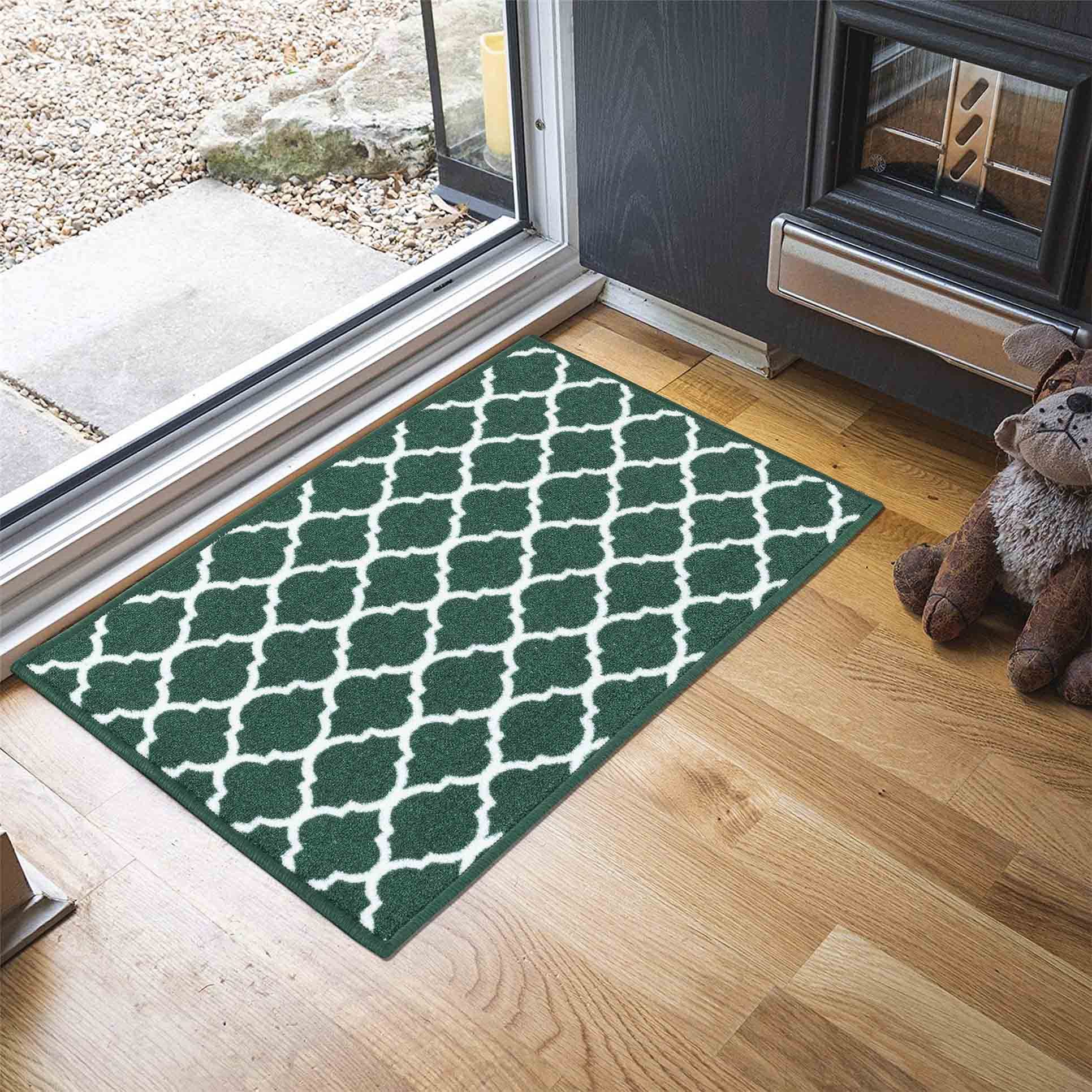 Washable Door Mat Kitchen Mats Non Slip Geometrical Design Hall Runner- Indoor Door Mat - Hallway-Passage Corridor Doormats - Floor Mat — view 110