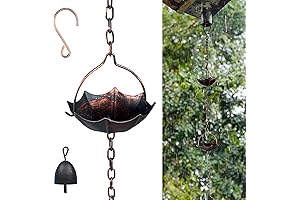 Umbrella Rain Chains: Graceful Eaves Drainage