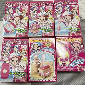 おジャ魔女どれみ　カラオケの鉄人　ビジュアルカード　６種コンプリートセット おジャ魔女どれみ×カラオケの鉄人」ドリンク注文特典はチェキ風