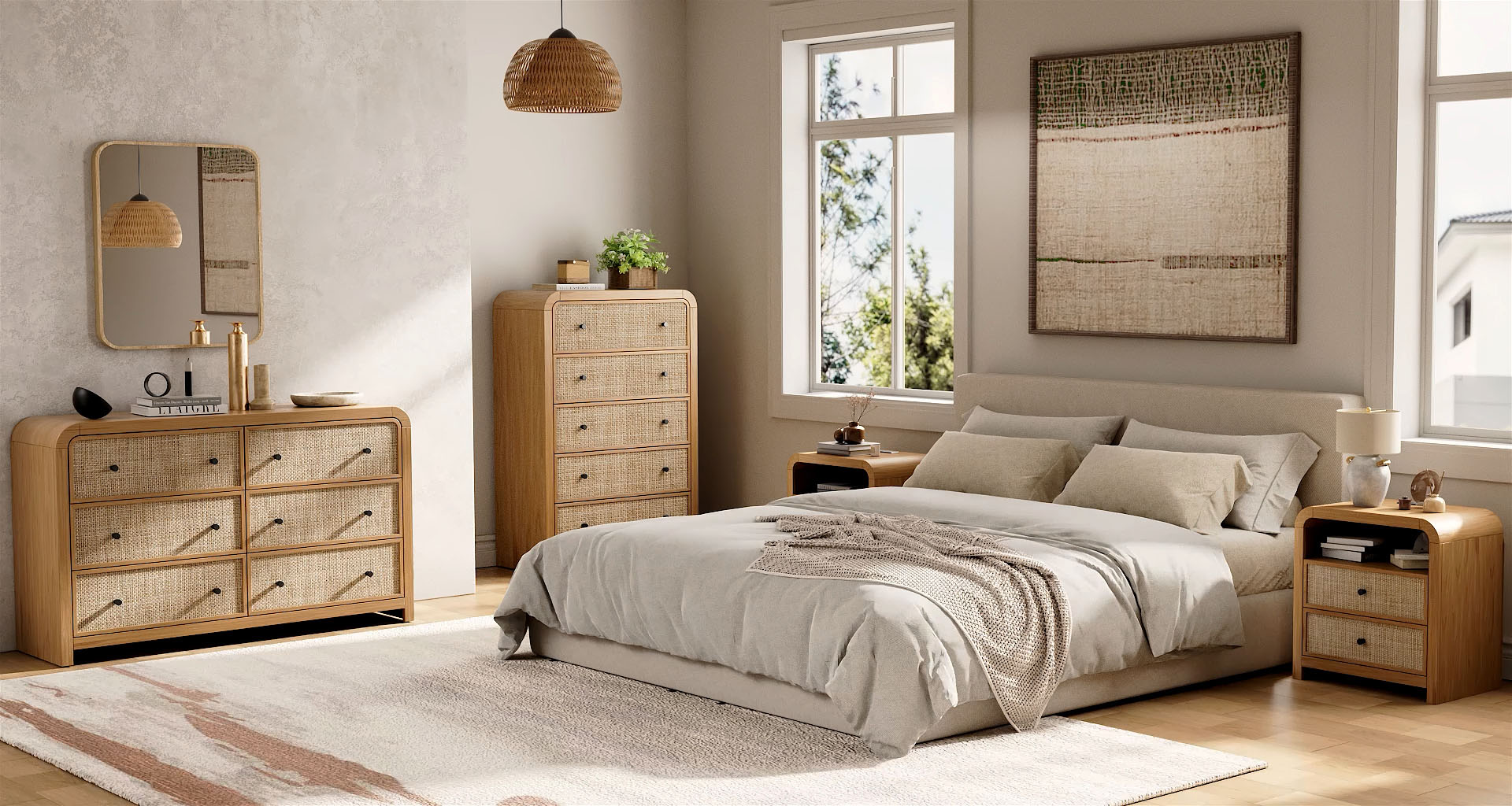 Amazon.com: Oak&Sparrow 5 Drawer Tall Dresser for Bedroom, 47