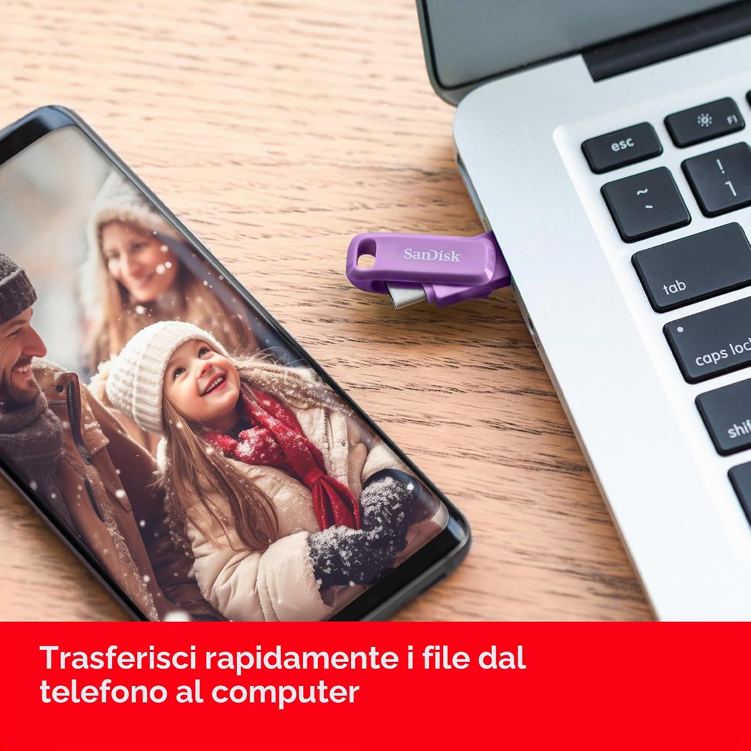 Ultra Dual Drive Go 1TB Unit+á Flash (pendrive USB Type-C - Chiavetta USB - Immagine 5