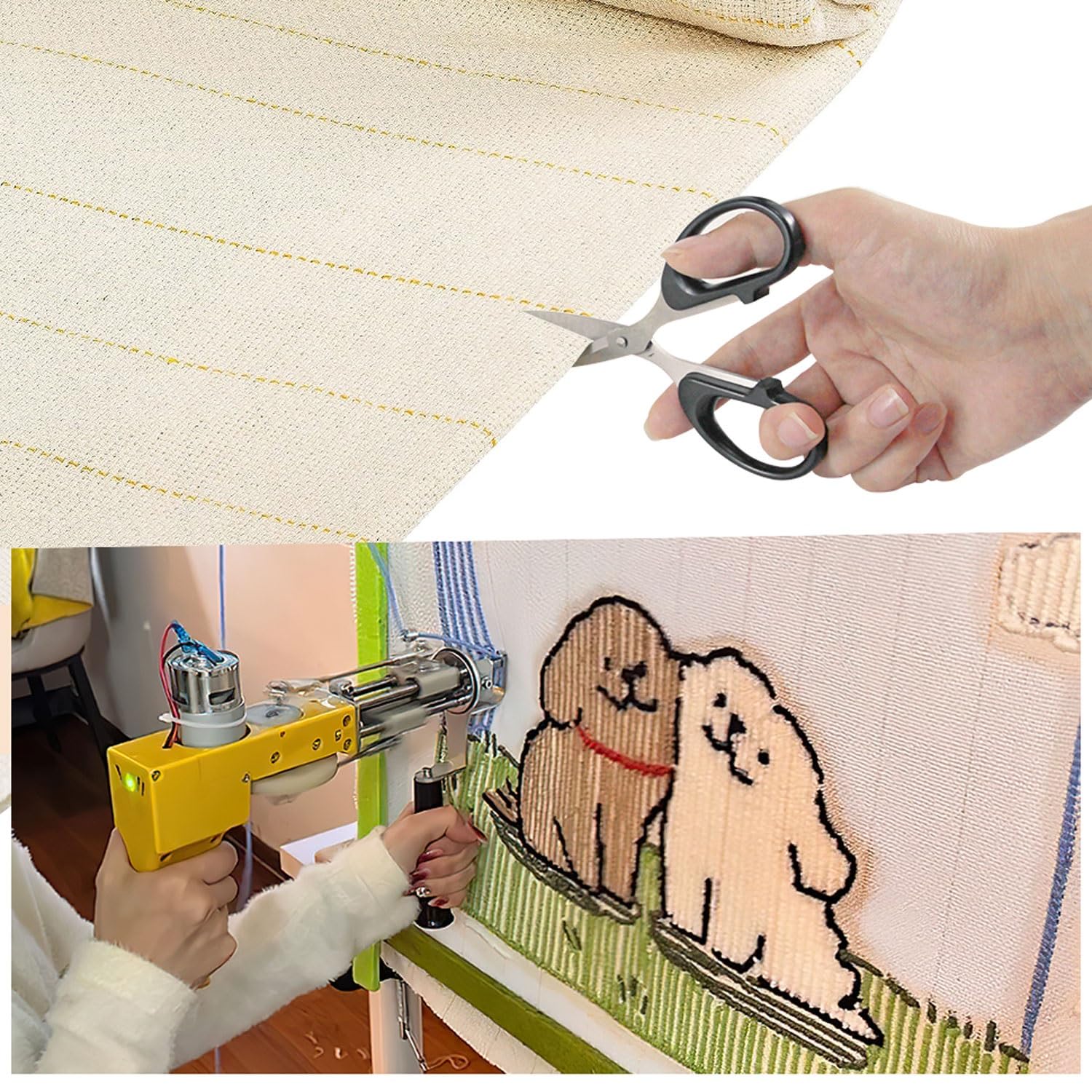 Amazon.co.jp: タフティング用クロス 基布 ガイドライン パンチ