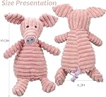 5-Pack Squeaky Dog Toys, Tough Stuffed Plush Dog Toys Bundle Soft Dog Chew Toys for All Breed Size Aggressive Chewers, Cuddly Animals for Puppy Small Medium Large Dogs Boredom Buster