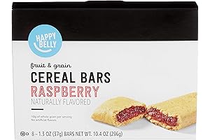 Amazon Prime Pantry Groceries: Happy Belly Raspberry Fruit & Grain Cereal Bars