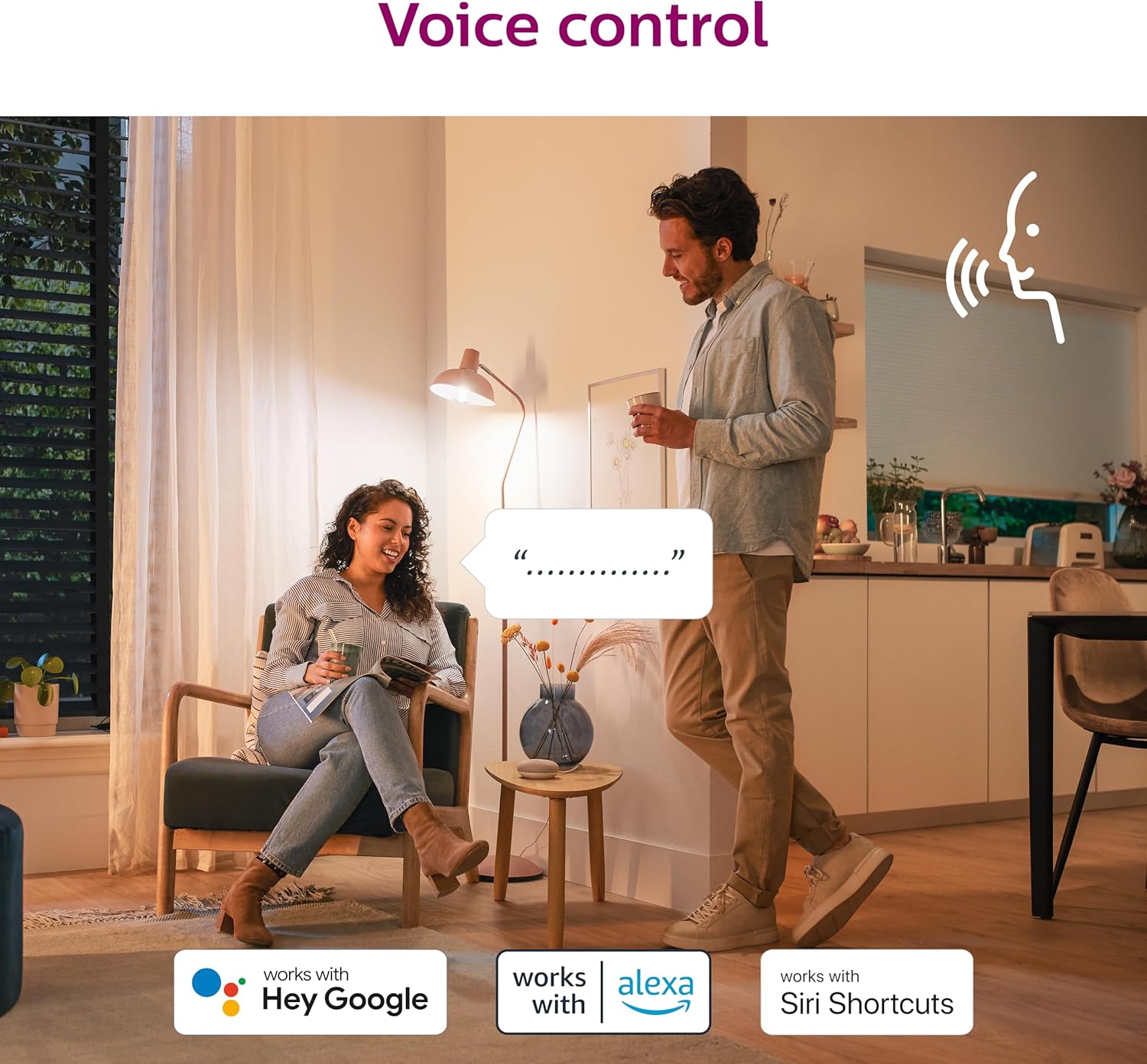 Philips Smart Retrofit Recessed Downlight 4-Pack, 50W Equivalent, 4-Inch LED Color Changing Lights, Powered by WiZ Connected - Image 8