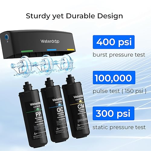 Miniatura 7 de Waterdrop Sistema de filtro de agua para debajo del fregadero TSB-CM