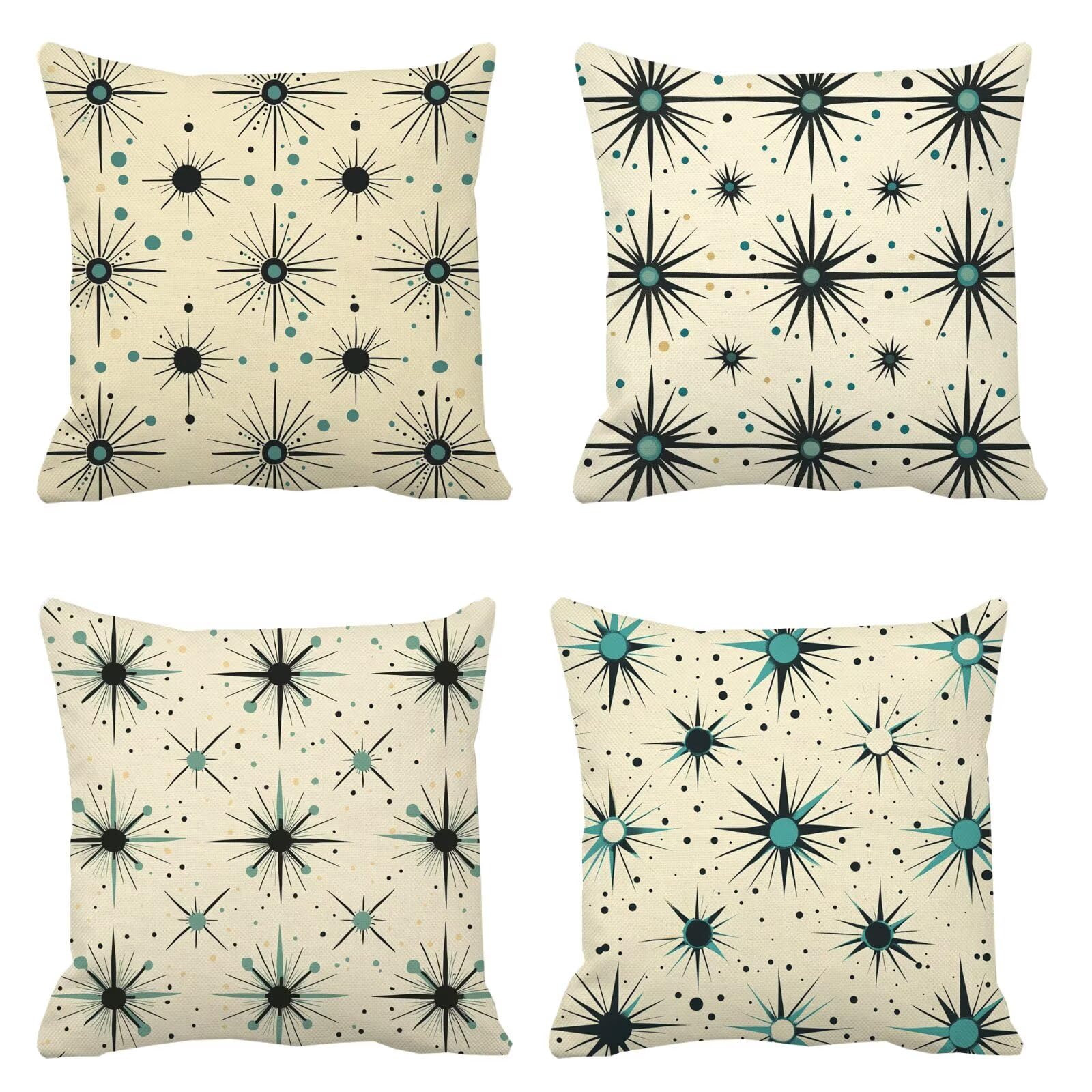 Housse coussin 75x75 velours noir zippée pour protéger et décorer