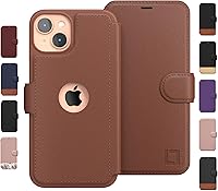 Vista 1 de LUPA Legacy Funda tipo cartera para iPhone 13 - Funda con tarjetero - Delgada + Duradera para mujeres y hombres - Funda para iPhone 13 Flip - Cuero