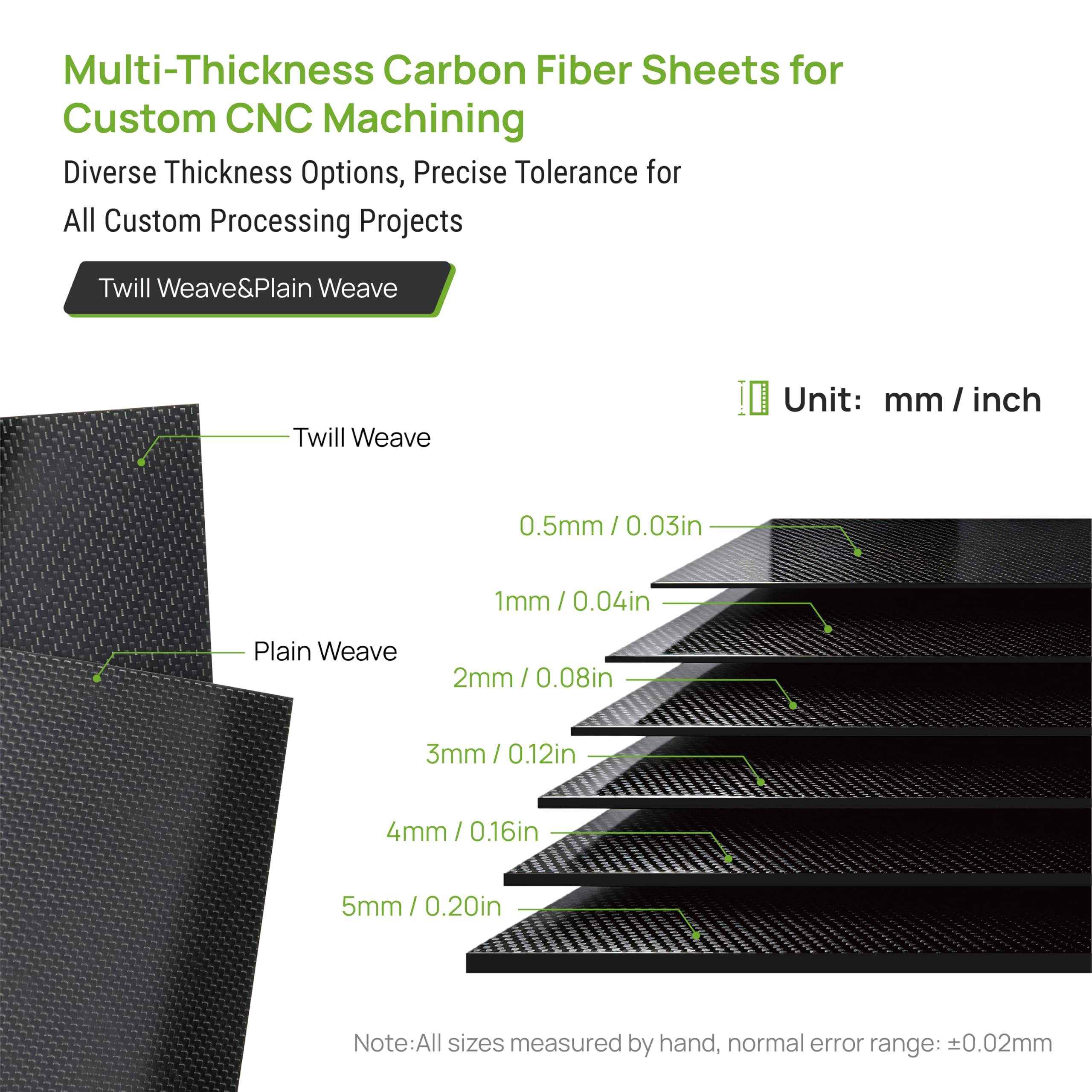 Carbon Fiber Sheets - Lightweight & Strong -3
