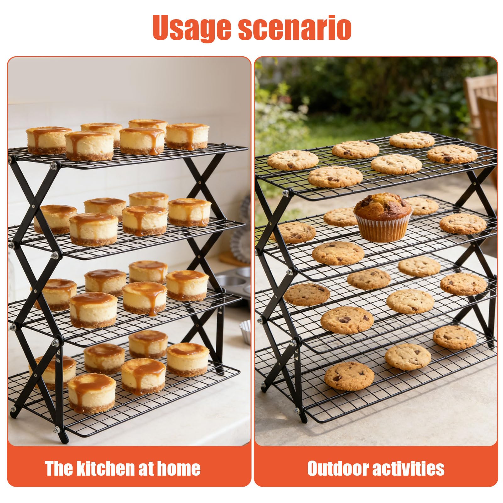 Scaffale di refrigerazione di altezza modificabile Ventilazione aggiornata Essiccazione efficiente Piano flessibile Rank Multiplo Grande Capacità Rack di strato