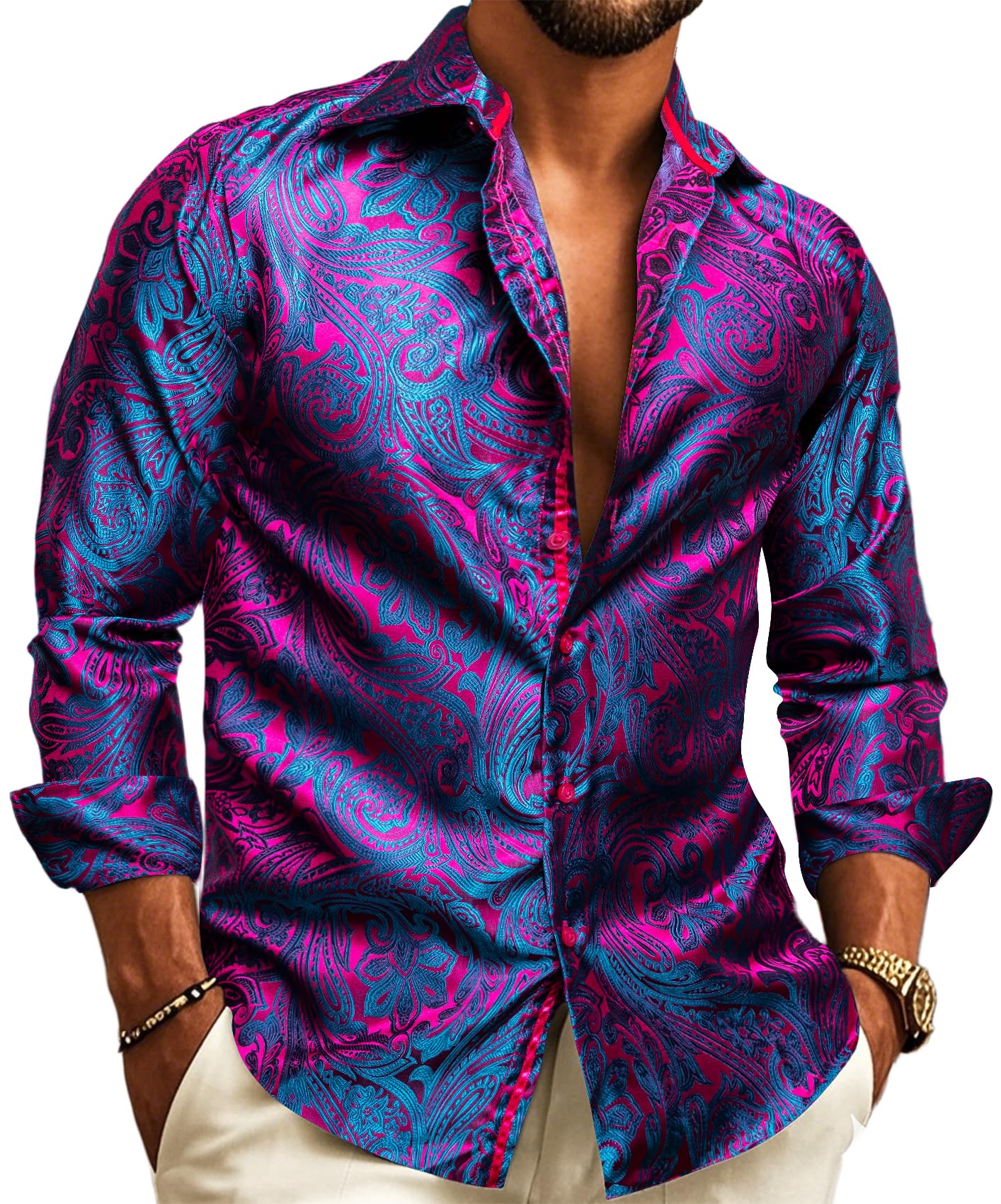 Dress Shirt Mens 3xl Tall Shirts Mens Dress Shirts Silk Luxury