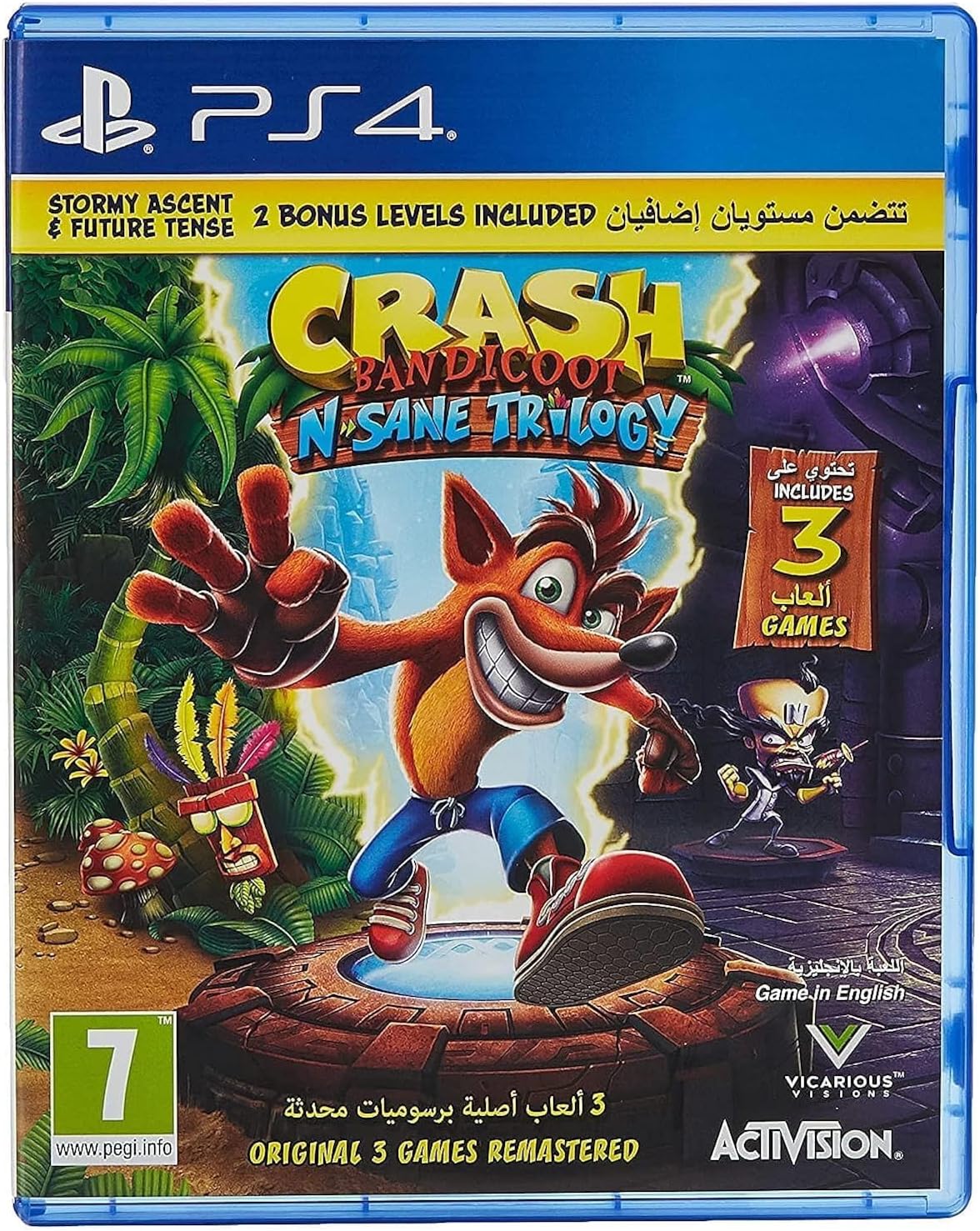 PS4 CRASH BANDICOOT N. SANE TRILOGY 2.0 (EURO)