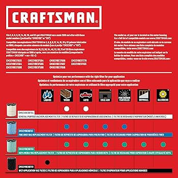 【A mini shop 】ページ Craftsman 12 Gallon Corded Wet/Dry Vacuum 10.5 amps 120 V 6