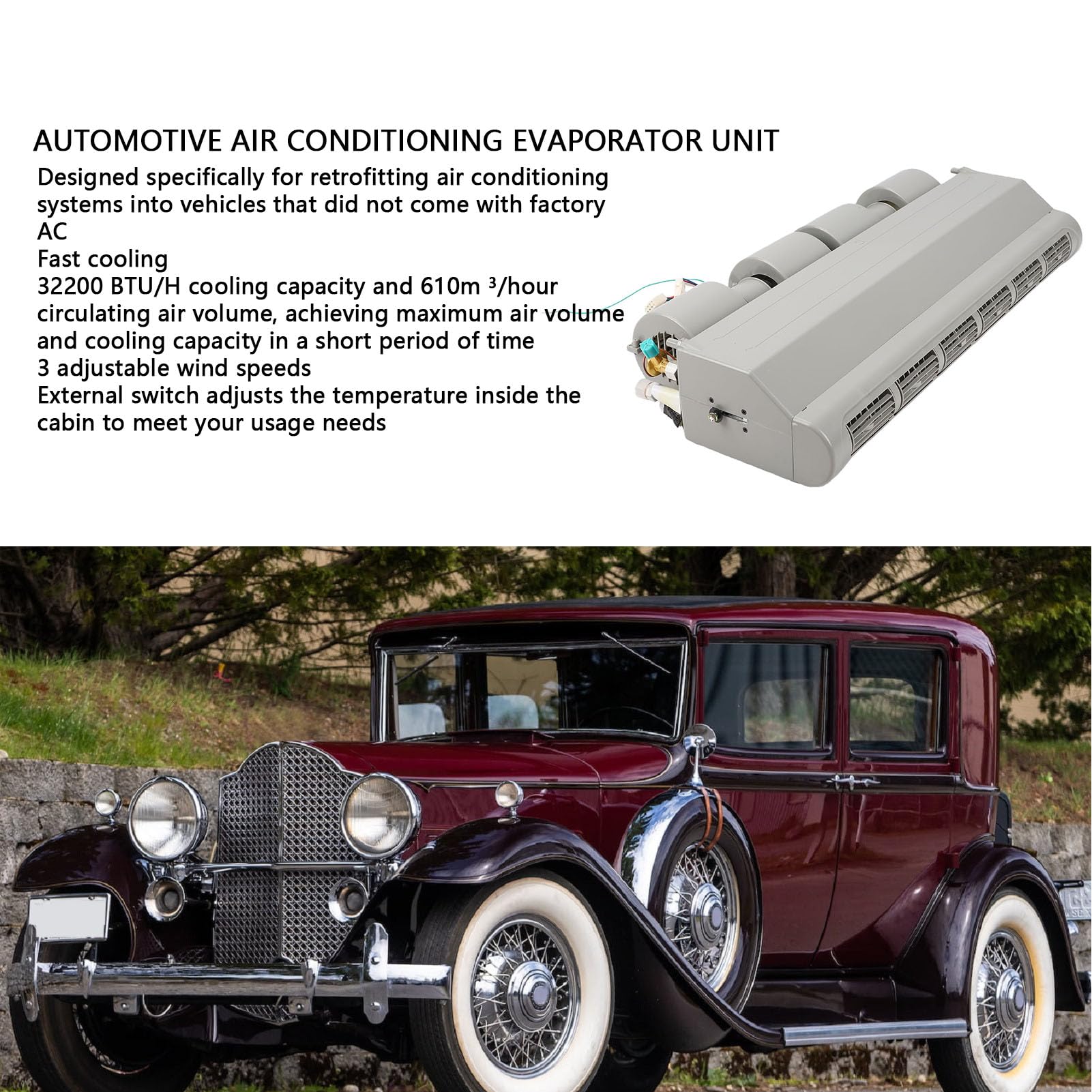 Unità Evaporatore AC Auto per Auto e Camion Classici, Kit Sotto