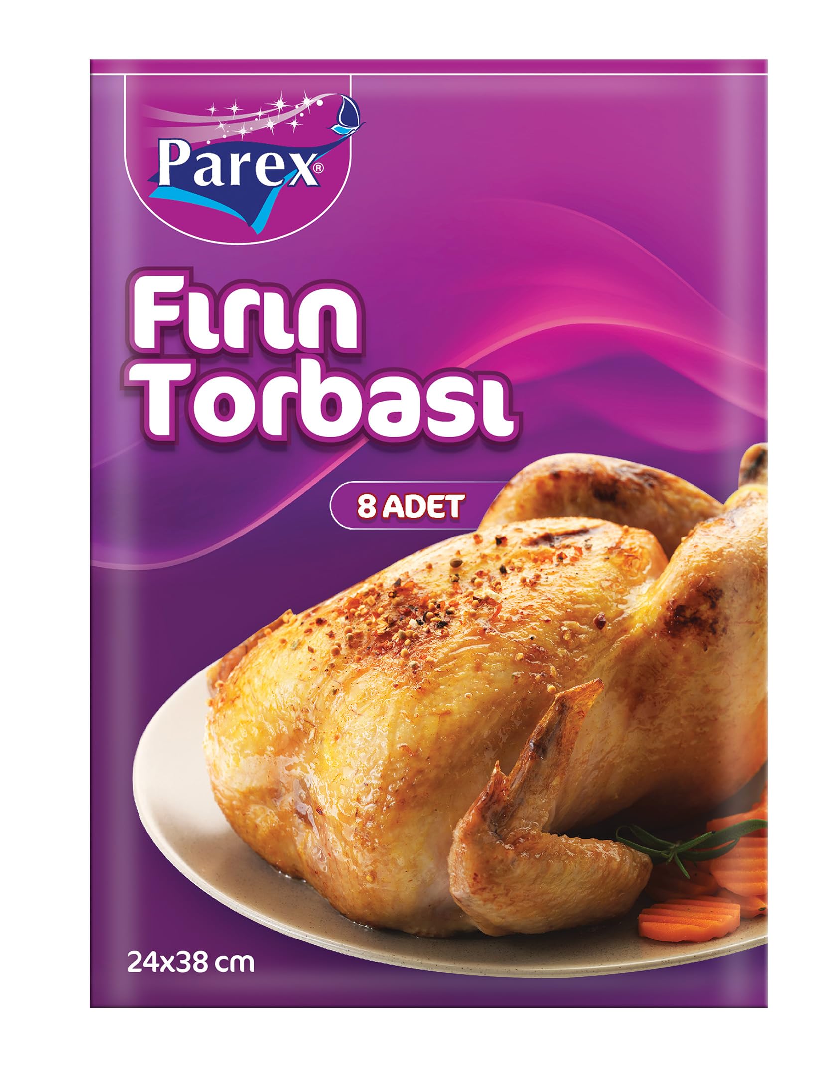 Parex Fırın Torbası Çok Renkli 8 Adet