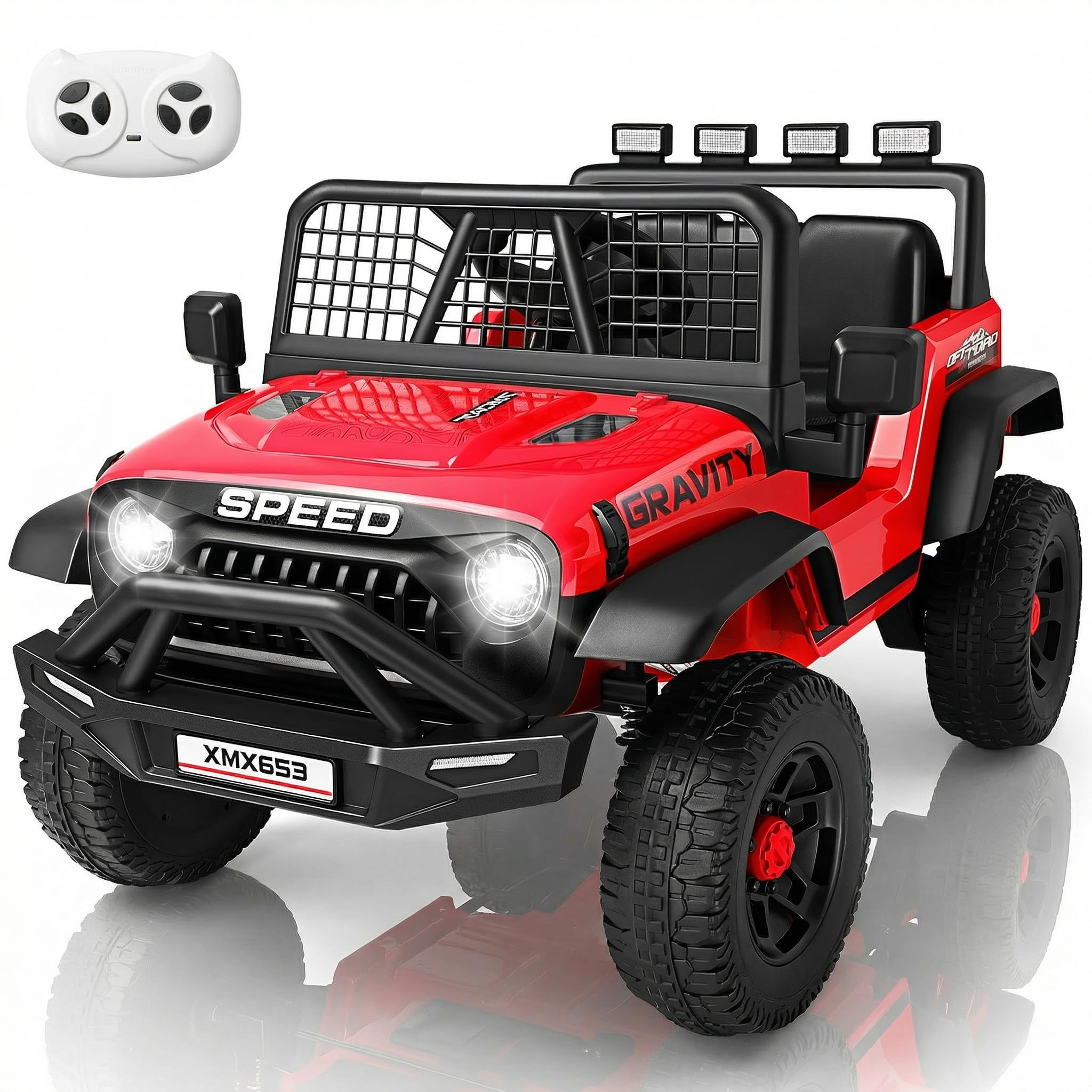 Hikole 24V 4x4 Truck Red