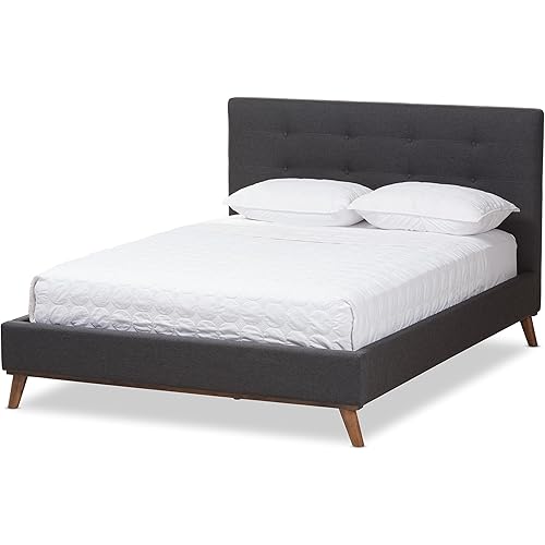 Baxton Studio Valerie Platform Bed, Queen