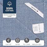 Lane Linen Kitchen Towels Set - 100% Pure Cotton Dish Towels for Kitchen, Super Absorbent Kitchen Hand Towel, Blue Tea Towels, Soft & Durable Dish Cloths, Pack of 12 – 15”x25”, Blue Chambray